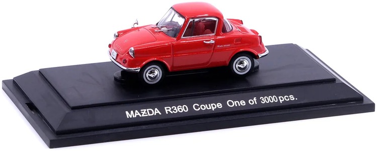 エブロ 1/43 マツダ R360 クーペ レッドEBBRO 1:43 MAZDA R360 COUPE RED｜Reowide モデルカー カタログ SHOP