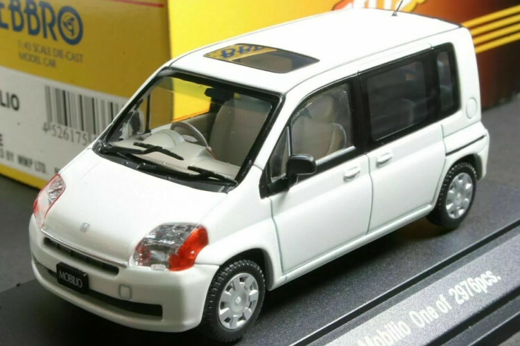 楽天市場】エブロ 1/43 ホンダ モビリオ スパイク 2002 パール