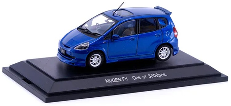 エブロ 1/43 無限 ホンダ フィット ブルーEBBRO 1:43 MUGEN Honda Fit BLUE｜Reowide モデルカー カタログ SHOP