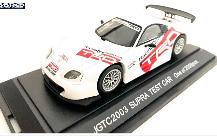 エブロ 1/43 JGTC 2003 トヨタ スープラ テストカー ホワイト EBBRO 1:43 JGTC 2003 TOYOTA SUPRA TSET CAR WHITE