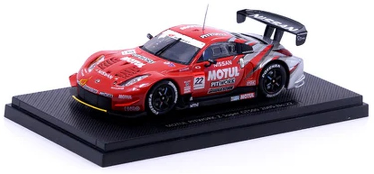 エブロ 1/43 スーパーGT 2005 モチュール ピットワーク Z シルバー レッドEBBRO 1:43 SUPER GT 2005 MOTUL PITWORK Z SILVER RED|Reowide モデルカー カタログ SHOP