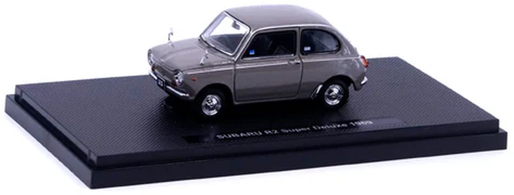 エブロ 1/43 スバル R2 スーパーデラックス 1969 M.グレー EBBRO 1:43 SUBARU R2 Super deluxe 1969 M.GRAY