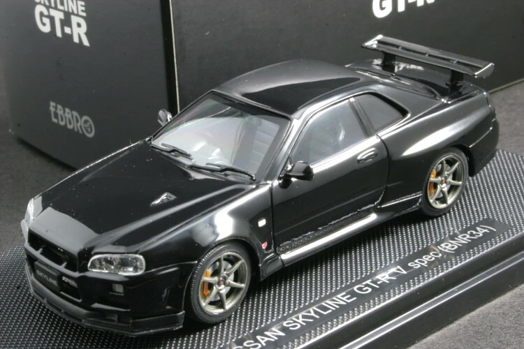 楽天市場】エブロ 1/43 日産 スカイライン GT-R BNR32 1989 ガングレー