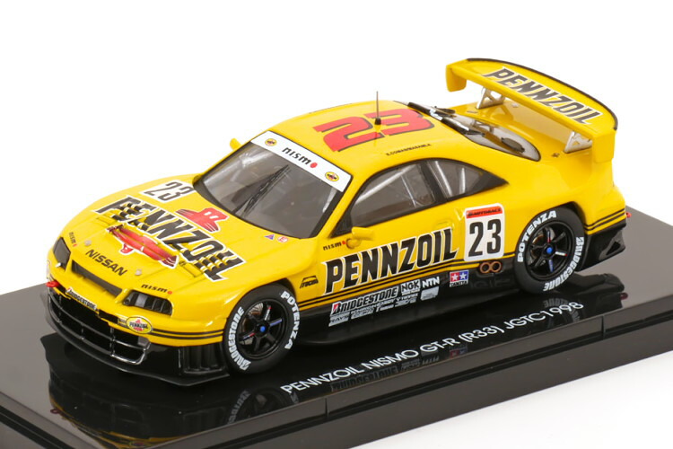 エブロ 1/43 日産 GT-R ニスモ R33 #23 JGTC 全日本GT選手権 1998 Ebbro 1:43 Nissan GT-R Nismo R33 No23 JGTC 1998