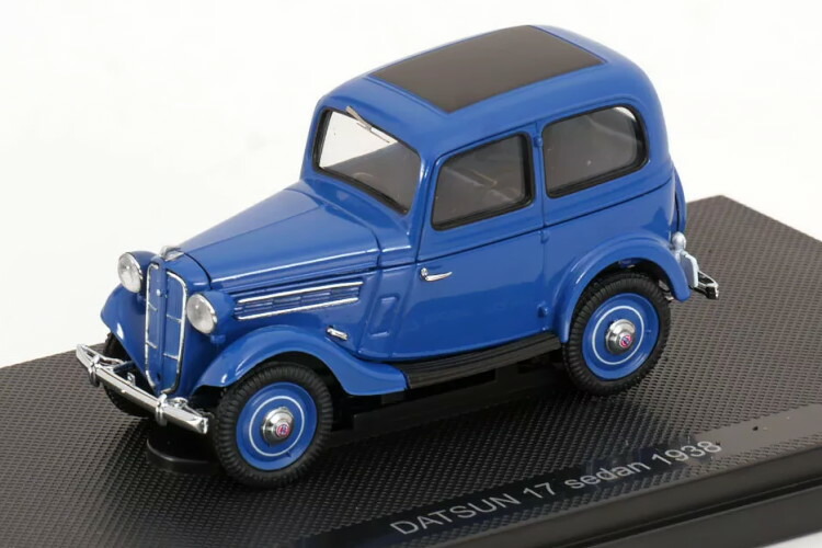 エブロ 1/43 日産 ダットサン 17型 セダン 1938 ブルー Ebbro 1:43 Nissan Datsun 17 Sedan 1938 blue