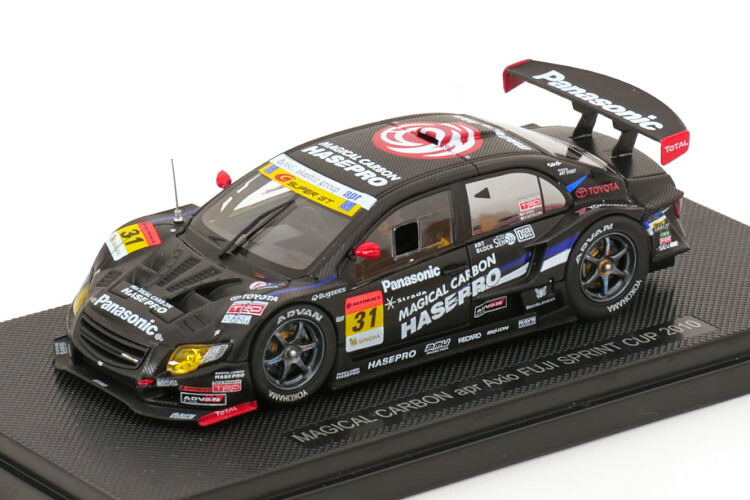 エブロ 1/43 マジカルカーボン apr アクシオ #31 富士スプリントカップ 2010 松浦孝亮/嵯峨宏紀 Ebbro 1:43 MAGICAL CARBON apr Axio No31 Fuji Sprint Cup 2010