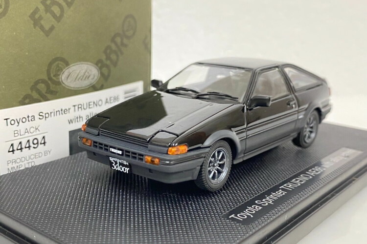 楽天市場】エブロ 1/43 トヨタ スプリンター トレノ AE86 1983