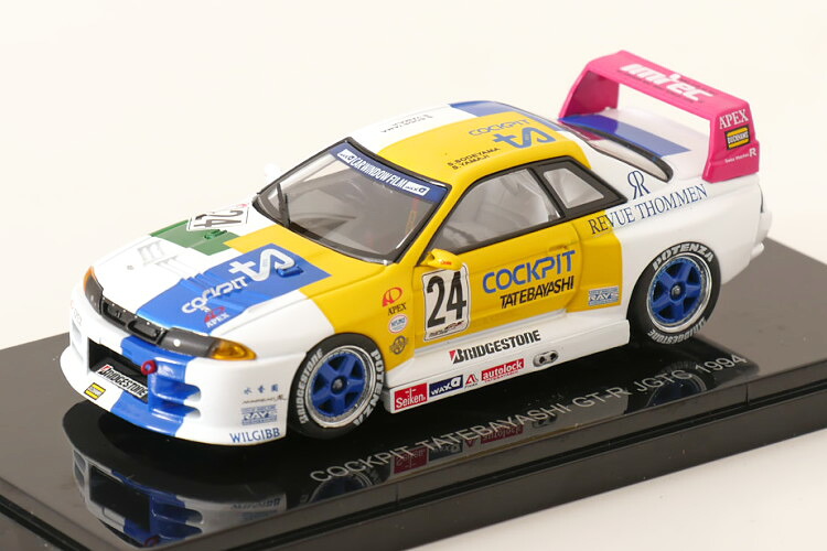 エブロ 1/43 日産 スカイライン GT-R #24 JGTC全日本GT選手権 1994Ebbro 1:43 Nissan Skyline GT-R No24 JGTC 1994|Reowide モデルカー カタログ SHOP