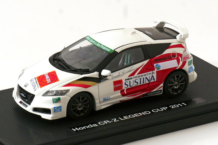 エブロ 1/43 ホンダ CR-Z レジェンドカップ 2011 ホワイト Ebbro 1:43 Honda CR-Z Legend Cup 2011 white