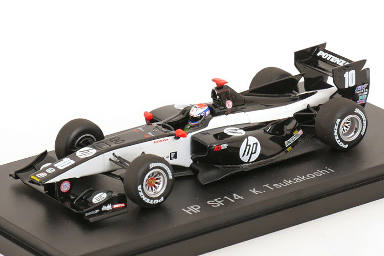 エブロ 1/43 ホンダ HP 空想科学小説14 #10 日本百貨店公式 2014 ヴィタントニオ リウッツィEbbro 1:43 Honda HP 空想科学小説14 N10 Japan Super Formula 2014 Liuzzi 車-乗り物のおもちゃ-おもちゃ
