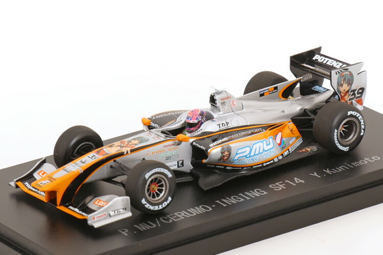 エブロ 1/43 トヨタ ダラーラ SF14 #39 日本スーパーフォーミュラ 2014 国本雄資 Ebbro 1:43 Toyota Dallara SF14 N39 Japan Super Formula 2014 Kunimoto