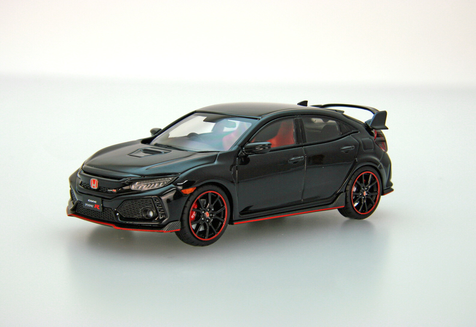 エブロ 1/43 ホンダ シビック タイプR 2017 クリスタル バルク・パールEbbro 1:43 HONDA CIVIC TYPE R 2017 Crystal Balck Pearl｜Reowide モデルカー カタログ SHOP