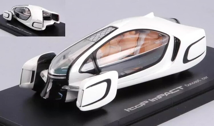 エブロ 1/43 I to P インパクト コンセプトカー ホワイト Ebbro 1:43 I to P Impact Concept Car white