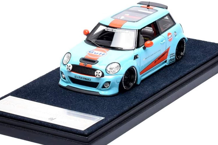 Engup 1 43 ミニ クーパー Lb ステージ ガルフ 瓦燈青色 オレンジ 0坐減軽 Engup 1 43 Mini Cooper Lb Performance Gulf Light Blue Orange Limited 0 Pcs Wefi Hygiene De