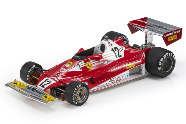 F1 exoto 1/18 フェラーリ 312T2 カルロス・ロイテマン 楽天市場】GP Replicas 1/18 フェラーリ 312 T2 F1 1977 #12