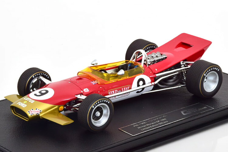GP Replicas 1/18 ロータス フォード 49B 優勝 モナコGP 世界チャンピオン 1968 ヒル ショーケース付き 500台限定 GP Replicas 1:18 Lotus Ford 49B Winner GP Monaco World Champion 1968 Hill with ShowCase Limited 500 pcs