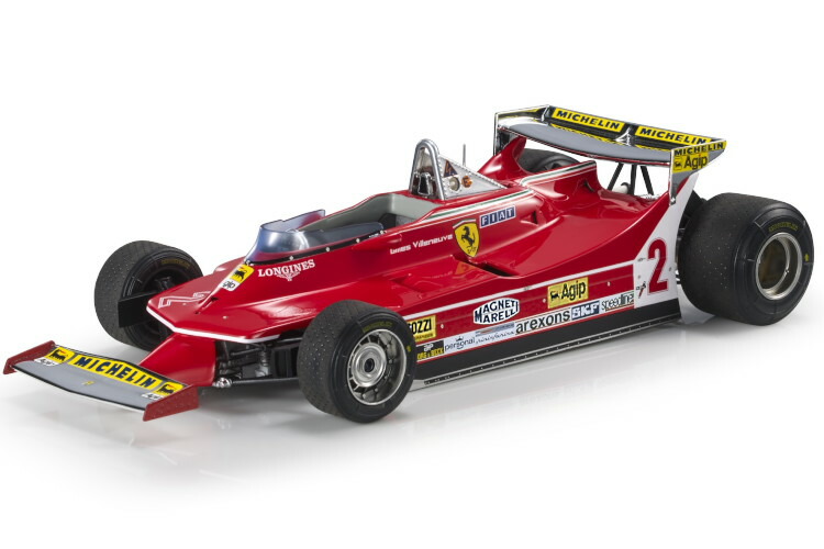 ミニチャンプス F1 フェラーリ 126C ビル ジルヌーブ Brumm 1:43 G.ビルヌーブフェラーリ126CK＃27 GPモナコ