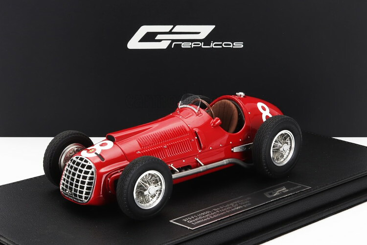 GPレプリカ 1/18 フェラーリ F1 275 #8 プラクティス フランスグランプリ 1950 LUIGI VILLORESI GP Replicas 1:18 FERRARI F1 275 N8 PRACTICE FRENCH GP 1950 LUIGI VILLORESI
