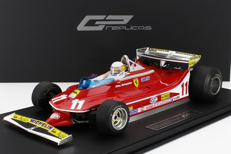 GPレプリカ 1/12 フェラーリ F1 312T4 #11 ワールドチャンピオン ポールポジション 優勝 モナコグランプリ 1979 ジョディ シェクター フィギュア付き GP REPLICAS 1:12 FERRARI F1 312T4 N11 WORLD CHAMPION POLE POSITION MONACO GP 1979 J.SCHECKTER with figure