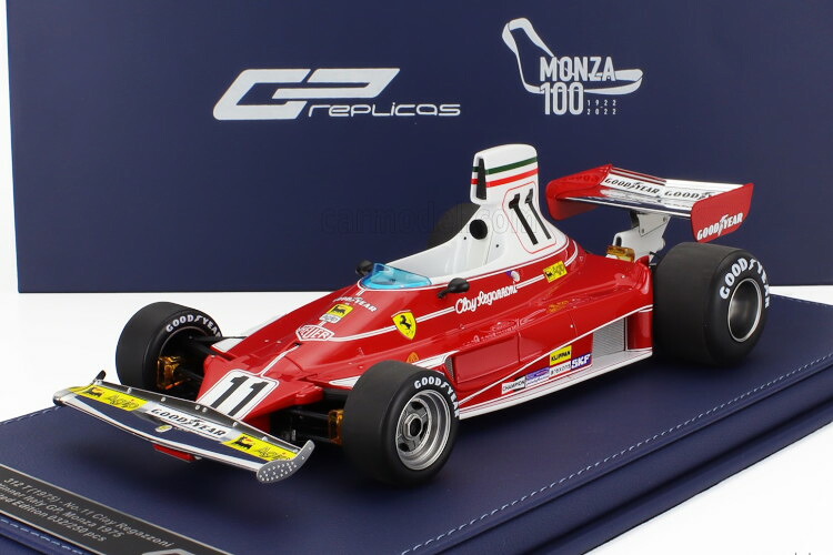 GPレプリカ 1/18 フェラーリ F1 312T チーム フェラーリ SEFAC #11 優勝 イタリア モンツァグランプリ 1975 クレイ レガツォーニ スペシャルシリーズ モンツァGP GP REPLICAS 1:18 FERRARI F1 312T TEAM FERRARI SEFAC N11 WINNER ITALY MONZA GP 1975 C.REGAZZONI