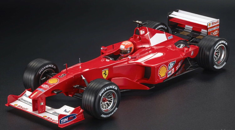 F1ミニカー フェラーリ　シューマッハ　2004年 ミハエル・シューマッハーのチャンピオンマシン、『フェラーリF2004