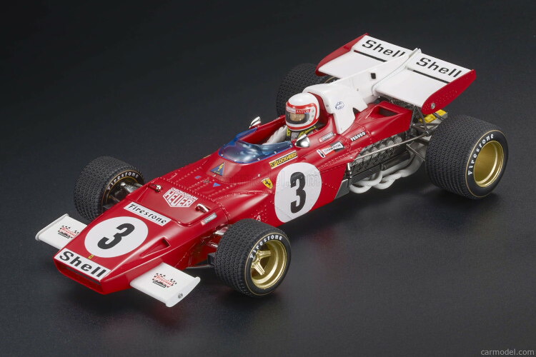 GPレプリカ 1/18 フェラーリ フォーミュラ1 312B2 #3 オランダ グランプリ ザントフォールト 1971 3位 クレイ レガツォーニ ドライバーフィギュア付 ショーケース付 500台限定 GP-REPLICAS 1:18 FERRARI F1 312B2 N3 3rd DUTCH ZANDVOORT GP1971