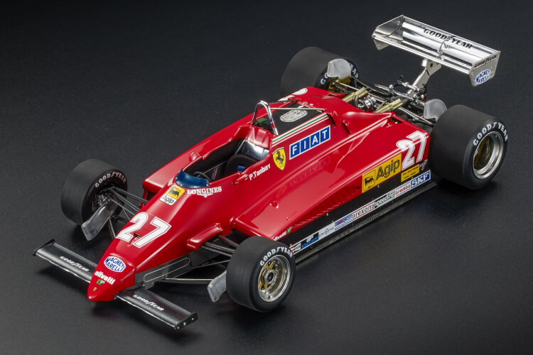 GPレプリカ 1/18 フェラーリ F1 126C2 レイトバージョン #27 優勝 ドイツ グランプリ 1982 パトリック タンベイ GP-REPLICAS 1:18 FERRARI F1 126C2 (late version) N27 WINNER GERMAN GP 1982 PATRICK TAMBAY