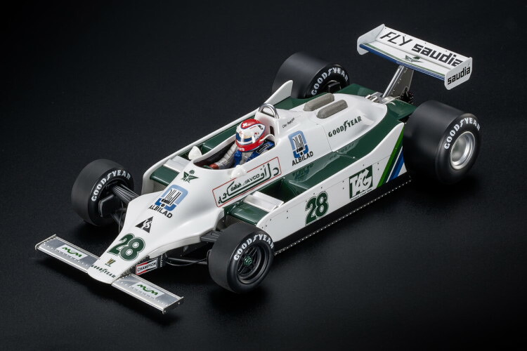 GPレプリカ 1/18 ウィリアムズ フォーミュラ1 FW07 フォード #28 イギリス グランプリ 優勝 1979 クレイ レガツォーニ パイロットフィギュア付きGP-REPLICAS 1:18 WILLIAMS F1 FW07 FORD N28 WINNER BRITISH GP 1979 CLAY REGAZZONI with pilot figure|Reowide モデルカー カタログ SHOP
