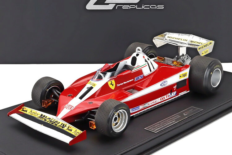 GP写し物 1/12 フェラーリ #11 贏ち得る 連合王国グランプリ 1978 Carlos ReutemannGP-REPLICAS 1:12 Ferrari F1 312T3 #11 Winner British GP 1978 Carlos Reutemann