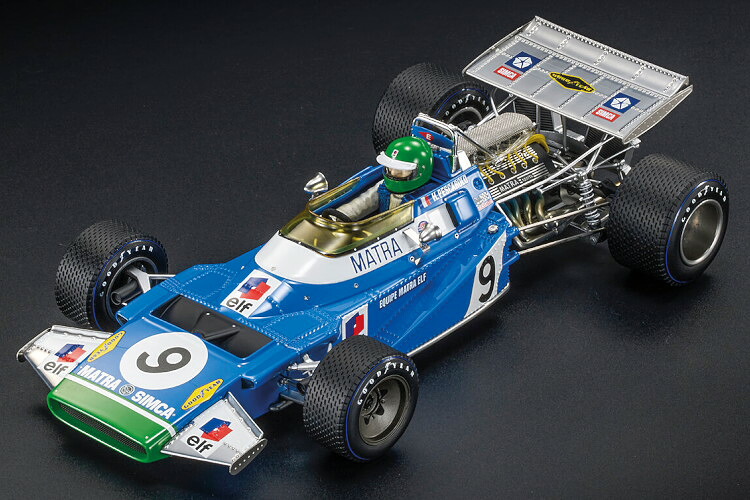 GP写し物 1/18 マトラ シムカ #9 3位 モナコ公国グランプリ 1970 図形付 ペスカロロGP-REPLICAS 1:18 Matra-Simca #9 3rd Monaco GP 1970 with Pilot Figure Pescarolo