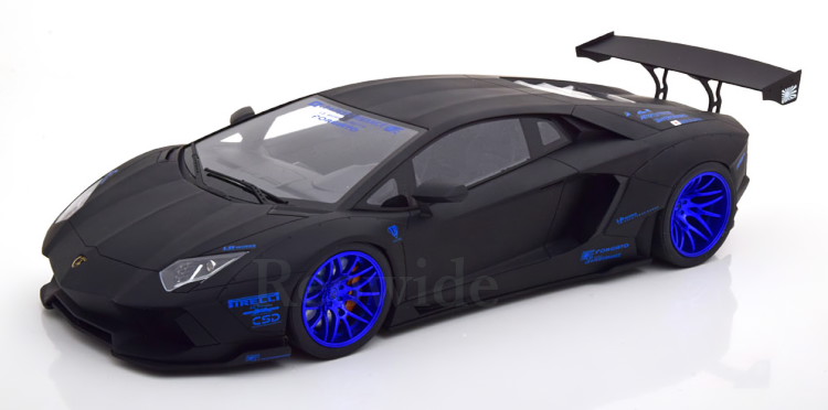 楽天市場 Gtスピリット 1 12 ランボルギーニ アヴェンタドール Lbworks 17 フラットバック ブルー 京商 199台限定 Lamborghini Aventador Flatblack Blue Reowide モデルカー カタログ Shop