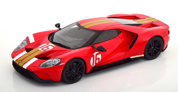 GTスピリット 1/18 フォード GT ヘリテージエディション 2022 レッド/ゴールド 500台限定 GT Spirit 1:18 Ford GT Heritage Edition 2022 red golden Limited Edition 500 pcs