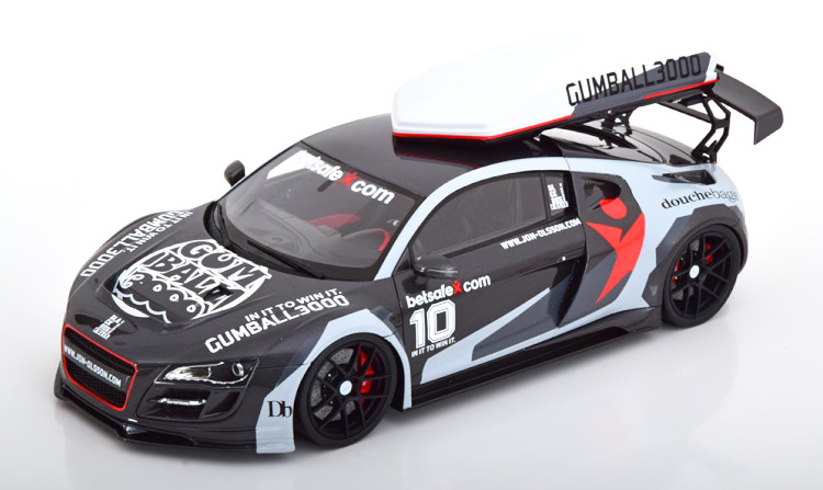 GT 肝ったま 1/18 アウディ R8 上半身一揃いの道具 チュインガムどんぶり鉢 3000 2013  999台押さえる \u003cBR\u003eGT Spirit 1:18 Audi R8 Body Kit Gumball 3000 2013 Limited Edition 999 pcs