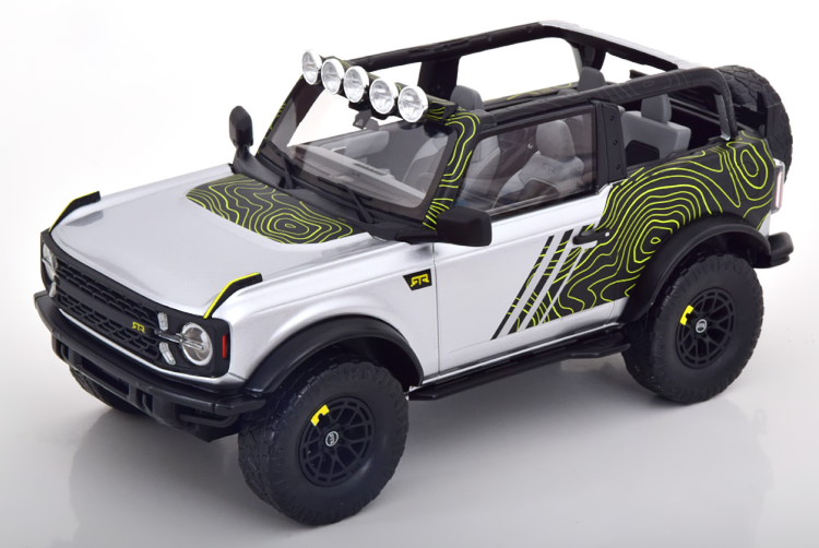 GT肝ったま 1/18 ジェラルド・r・フォード ブロンコ RTR 2022 グレーメタリック500台押さえるGT Spirit 1:18 Ford Bronco by RTR 2022 greymetallic Limited Edition 500 pcs