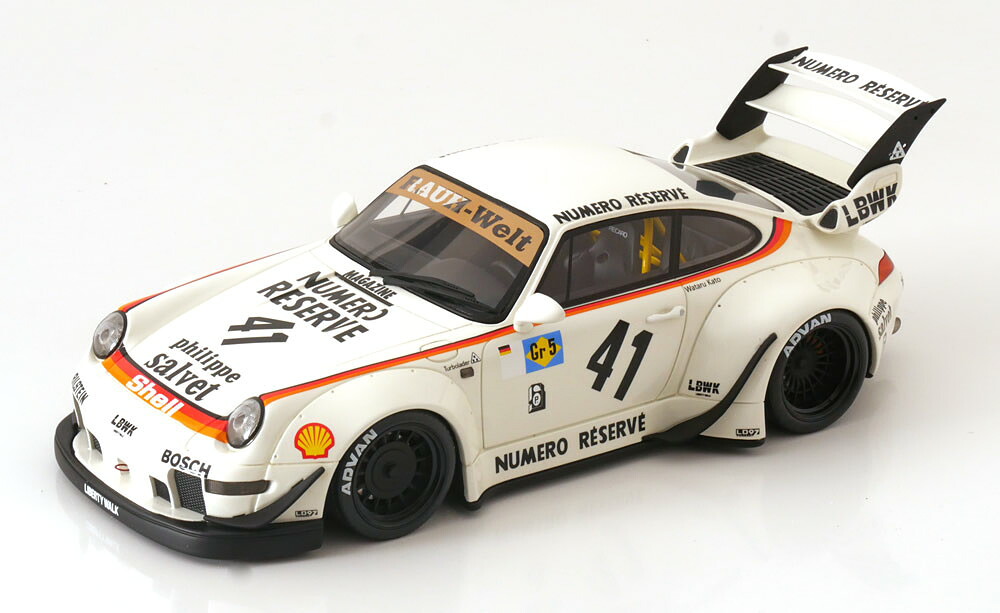 GT肝ったま 1/18 ポルシェ 911 RWB 上半身一揃いの道具 カトウサン 白いこと 1100台押さえるGT Spirit 1:18 Porsche 911 RWB Bodykit Kato-San white Limited Edition 1100 pcs
