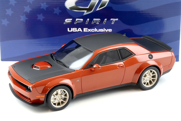 GT肝ったま 1/18 ダッジ チャレンジャー SRT スキャット容器に並べる 広々とした上半身 2020 桂皮突っ支い棒GT Spirit 1:18 Dodge Challenger SRT Scat Pak Widebody 2020 sinamon stick