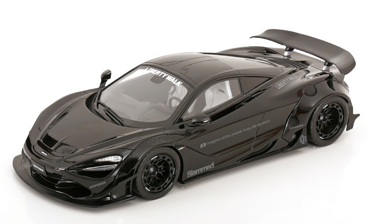 GT肝ったま 1/18 マクラーレン 720S LBWK 2023 黒いこと 999台押さえるGT Spirit 1:18 McLaren 720S LBWK 2023 black Limited 999 pcs