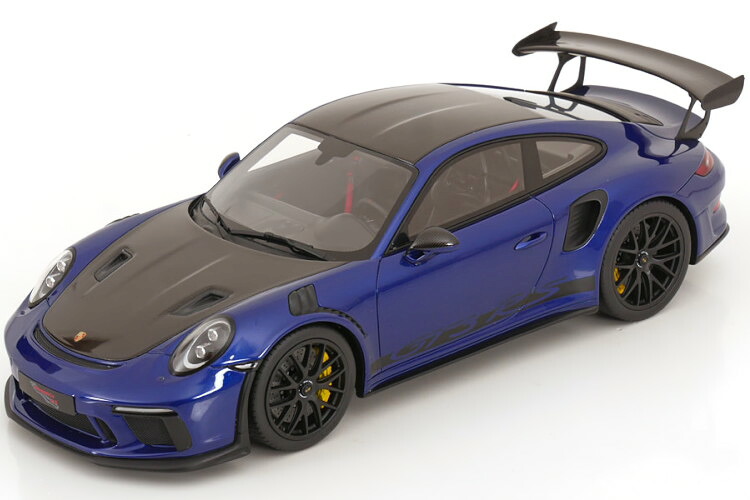 GT肝ったま 1/18 ポルシェ 911 991.2 GT3 RS ワイザックパッケージ ブルーメタリック 黒いこと 999台押さえるGT Spirit 1:18 Porsche 911 (991.2) GT3 RS Weissach Package bluemetallic black Limited Edition 999 pcs