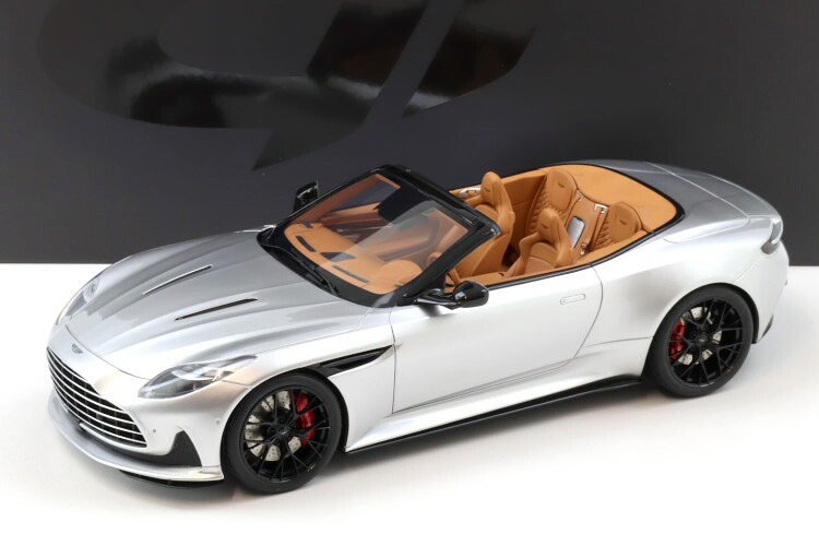 GT肝ったま 1/18 アストンマーティン DB12 ヴォランテ 2023 しろがね色 999台押さえるGT Spirit 1:18 Aston Martin DB12 Volante 2023 silver Limited Edition 999 pcs