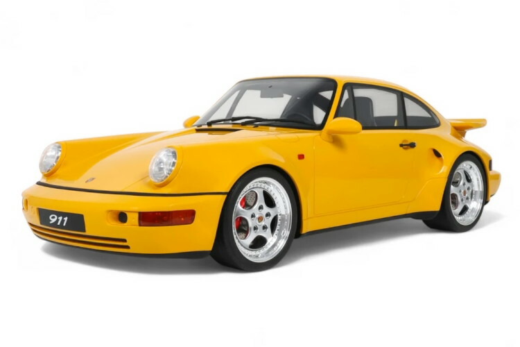 GT肝ったま 1/8 ポルシェ 911 964 ターボ S 1994 黄色 EU域外への送りとどける不可GT Spirit 1:8 Porsche 911 (964) Turbo S 1994 yellow No shipping outside the EU