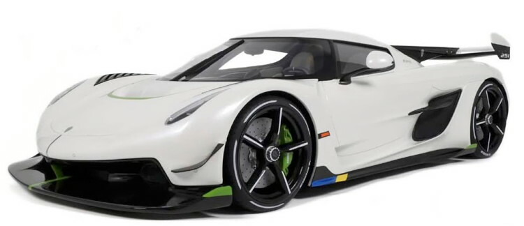 GT肝ったま 1/8 ケーニグセグ ジェスコ 2019 ホワイトメタリック EU域外への送りとどける不可GT Spirit 1:8 Koenigsegg Jesco 2019 whitemetallic No shipping outside the EU