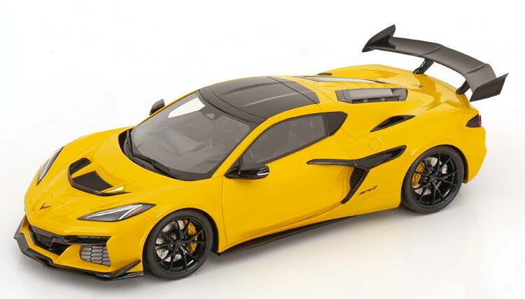 GT肝ったま 1/18 シボレー コルベット C8 ZR1 競り合い黄色 999台押さえるGT Spirit 1:18 Chevrolet Corvette C8 ZR1 Competition yellow Limited Edition 999 pcs