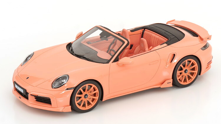 GTスピリット 1/18 ポルシェ 911 ターボ S ブラバス 900 2015 ピンク 999台限定GT-SPIRIT 1:18 Porsche 911 Turbo S Brabus 900 Year of construction 2015 peetch Limited 999 pcs|Reowide モデルカー カタログ SHOP