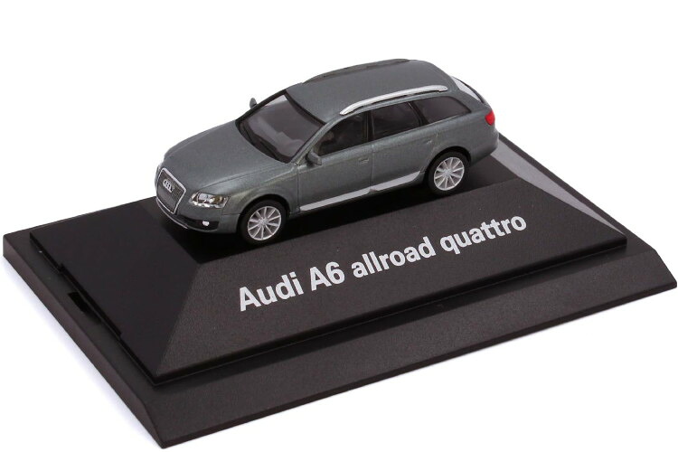 アウディ特注 ヘルパ 1/87 アウディ A6 オールロードクワトロ グレー 1:87, Audi A6 allroad quattro C6 condorgrau-met