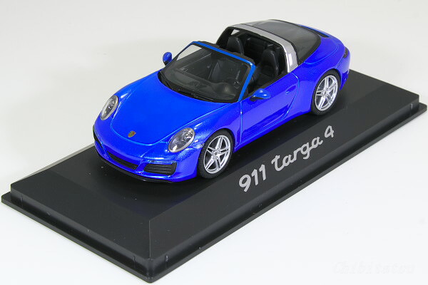 ヘルパ 1/43 ポルシェ 911 (991)　II タルガ 4 ブルー ポルシェ・ディーラー特注 モデル｜Reowide モデルカー カタログ SHOP 21,754円