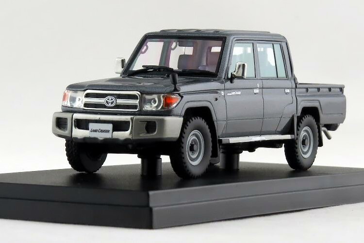 ご機嫌謂われ因縁 1/43 GICO トヨタ 地びたクルーザー 70 つまみ上げる 2014 薄墨色Hi-Story 1:43 GICO Toyota Land Cruiser 70 Pick Up 2014 Gray