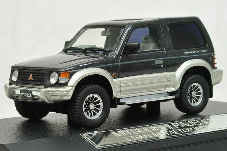 ハイストーリー 1/43 三菱 パジェロ メタル トップ ワイド グレーHi-Story 1:43 MITSUBISHI PAJERO METAL TOP WIDE GREY｜Reowide モデルカー カタログ SHOP