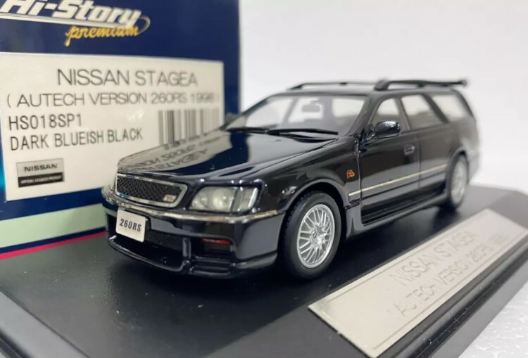 ハイストーリー 1/43 ステージア オーテック 楽天市場】ハイストーリー 1/43 日産 ステージア 25t RS FOUR S 1998