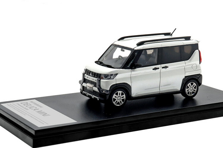 ご機嫌謂われ因縁 1/43 三菱 デリカ ミニ T 割り増し金 2023 白いことパールHi-Story 1:43 MITSUBISHI DELICA MINI T Premium 2023 white pearl