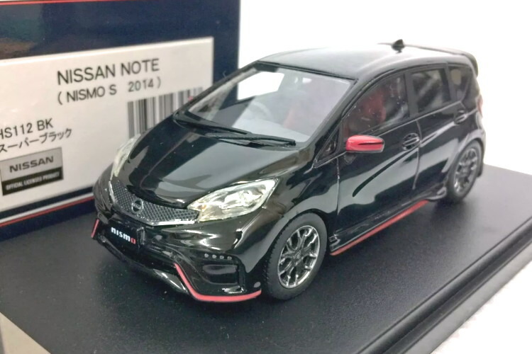ハイストーリー 1/43 日産 ノート ニスモ S 2014 ブラック 楽天市場】ハイストーリー 1/43 日産 ノート ニスモ S 2014